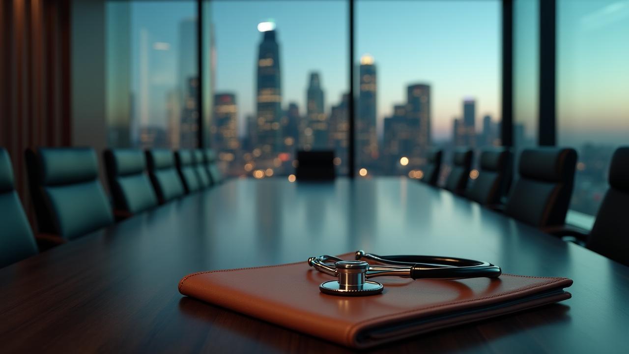 Healthcare leader in a professional interview setting in Melbourne